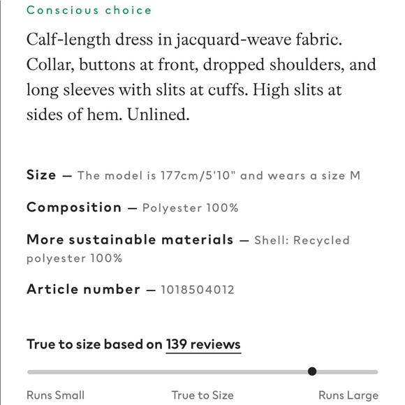 H&M calf-lenght pink dress - Picture 7 of 7